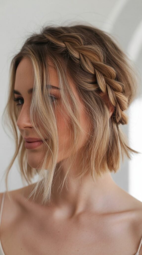  Braided Long Bob