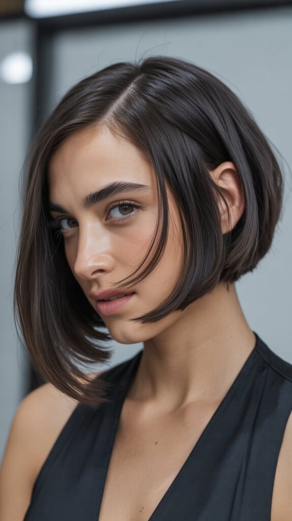 Asymmetrical French Bob