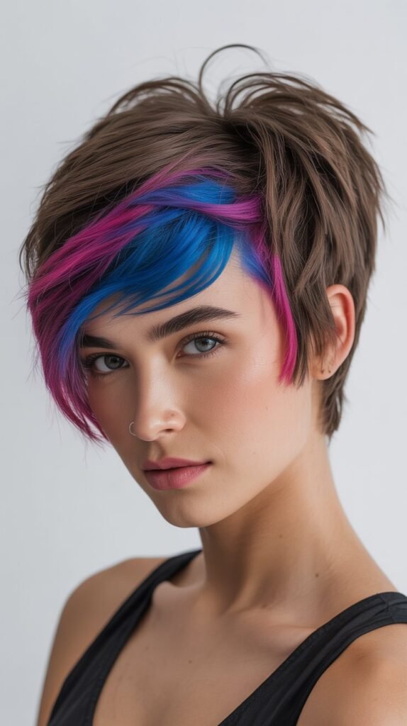 The Pixie with Pop of Color