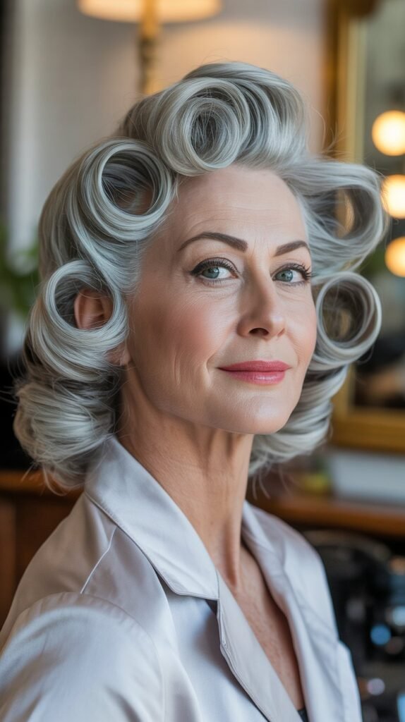 Vintage-Inspired Victory Rolls