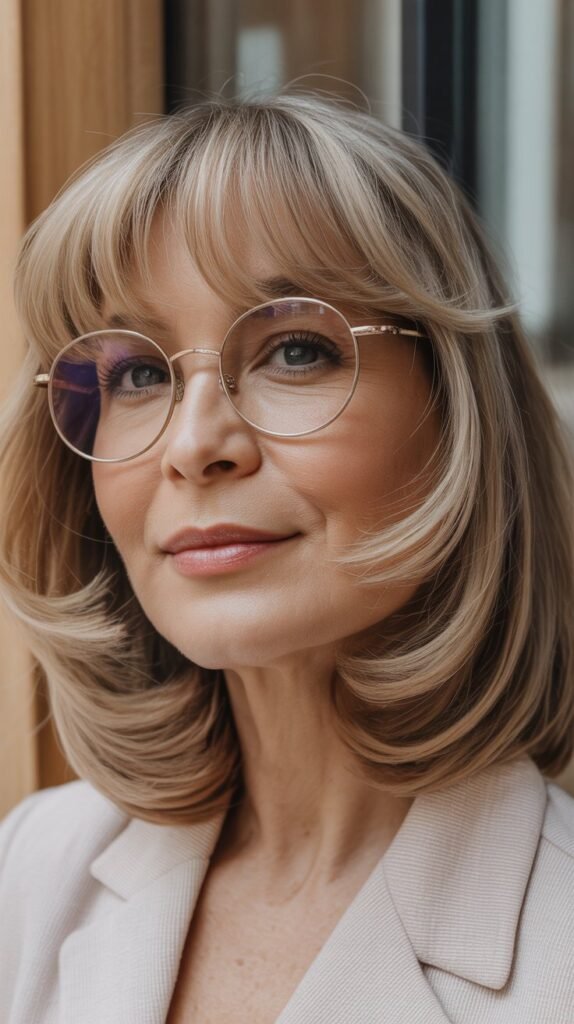 Curved Curtain Bangs