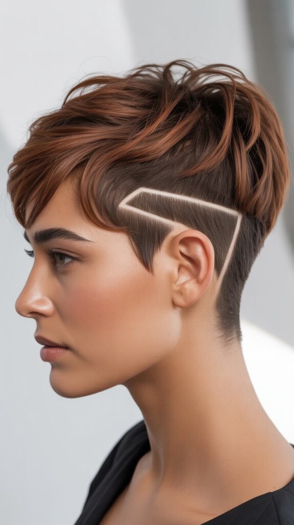 Pixie with Nape Undercut