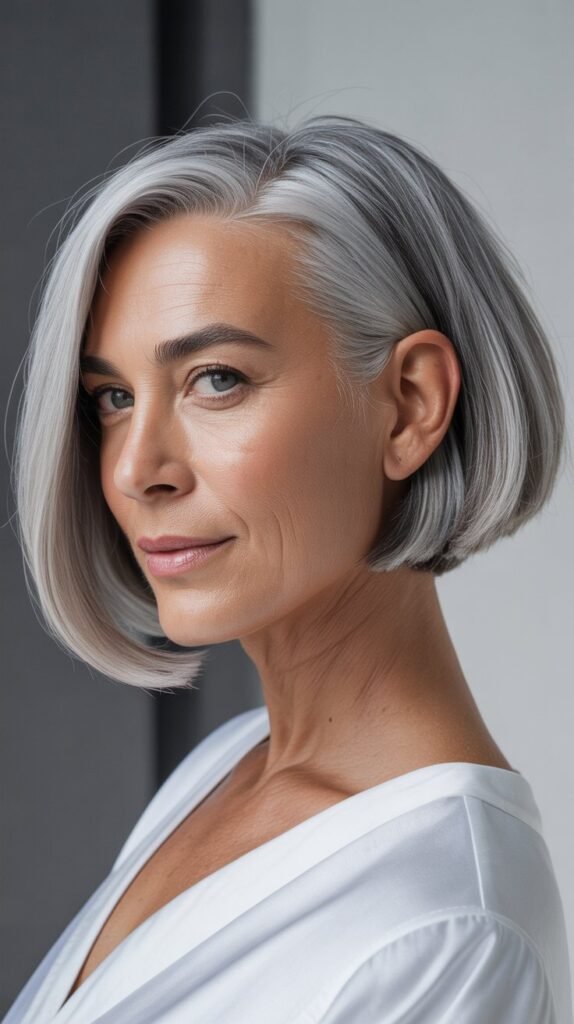 Inverted Bob with Nape Undercut