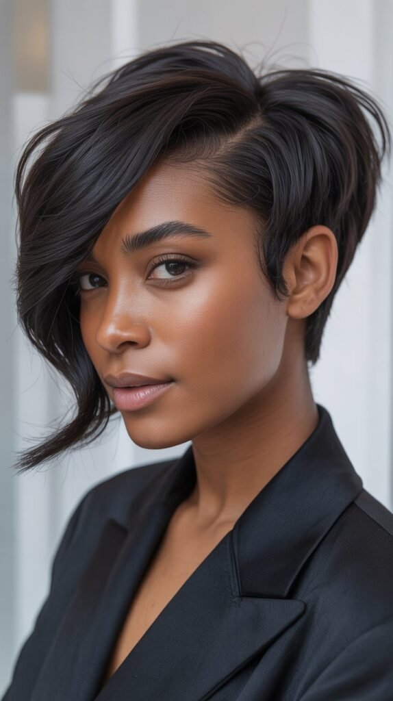 The Side-Swept Pixie