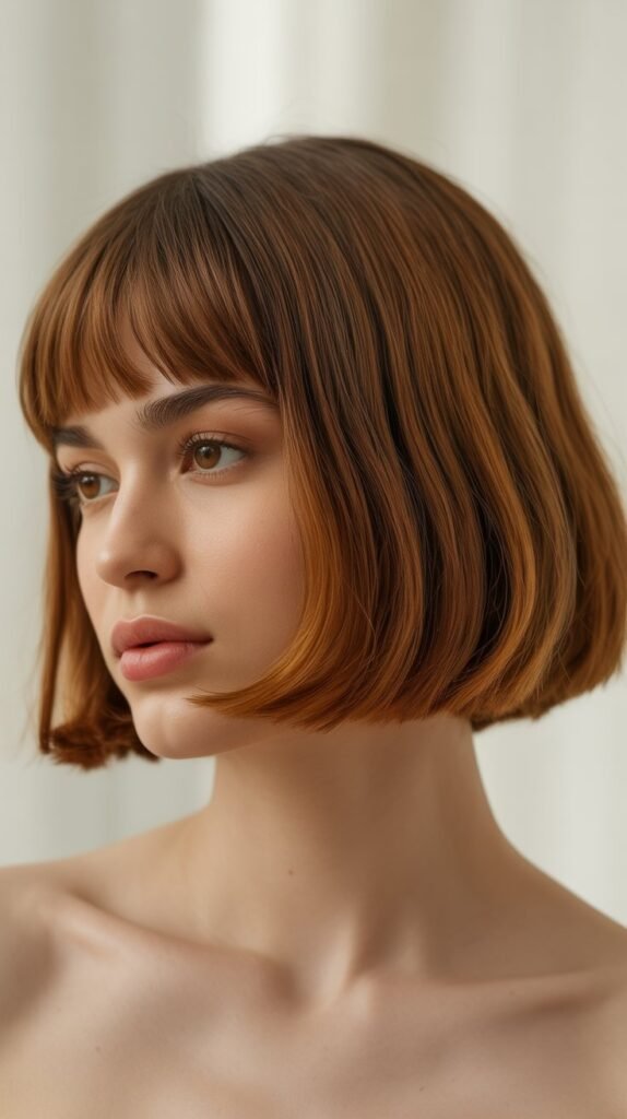 French Bob with Baby Bangs