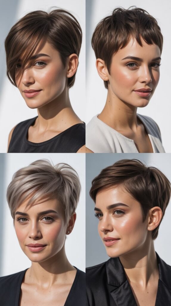 The Side-Swept Pixie