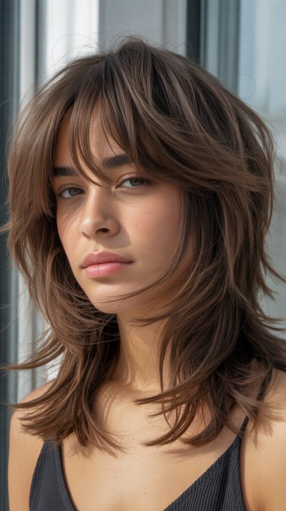 Modern Shag with Curtain Fringe