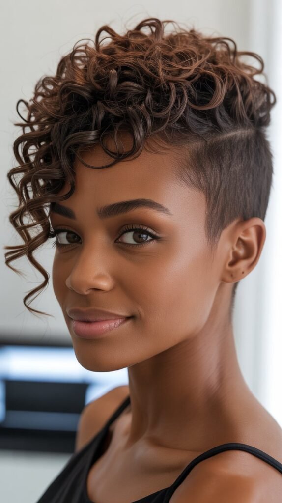 The Curly Mohawk Pixie