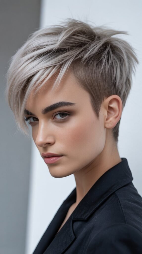 Disconnected Pixie Cut