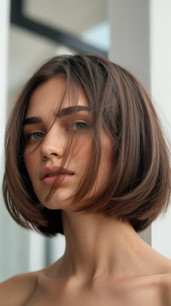 Textured French Bob with Soft Layers