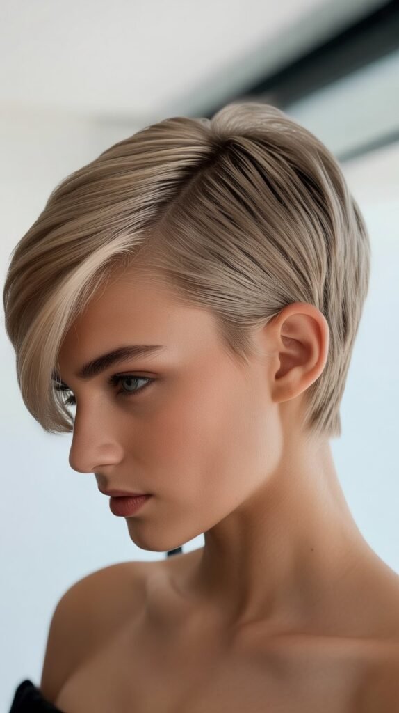 Side Part Pixie