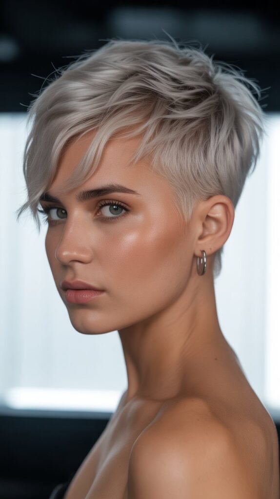 Pixie with Shaved Sides