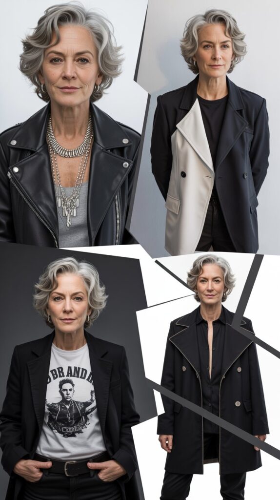 27 Must-Try Hairstyles for Women Over 60 with Fine Medium-Length Straight Hair 24 Disconnected Layers for Edgy Style