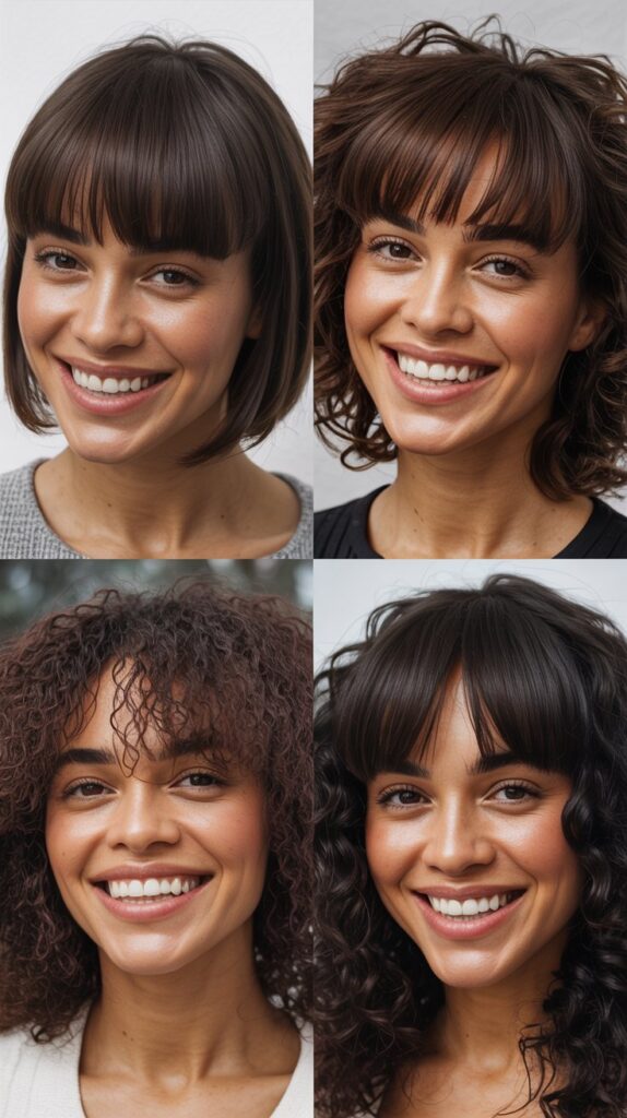 Blunt Cut With Subtle Face-Framing