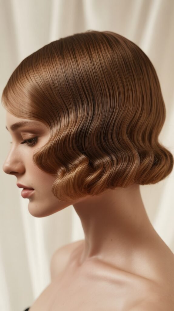French Bob with Vintage Waves