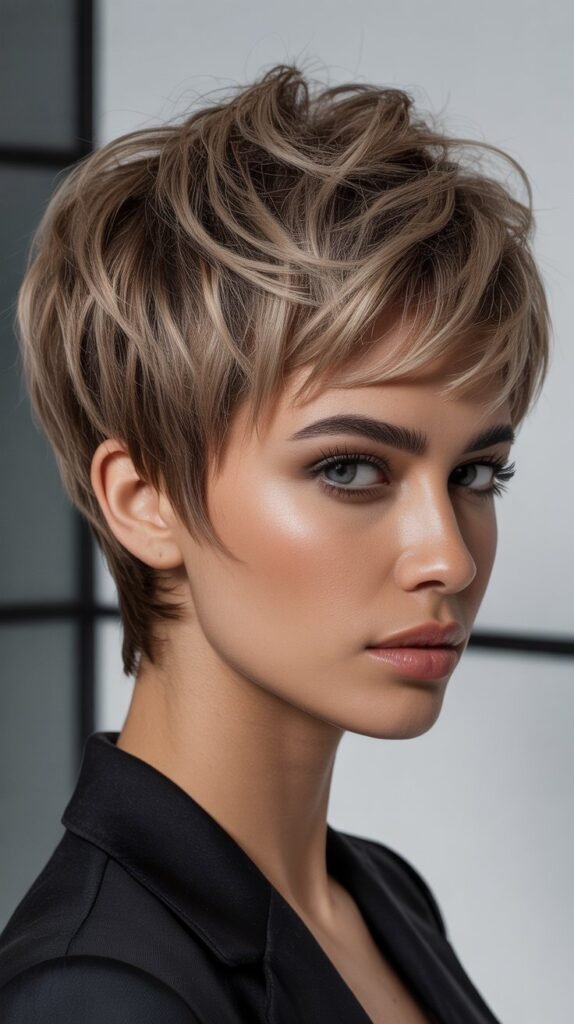 The Layered Crown Pixie