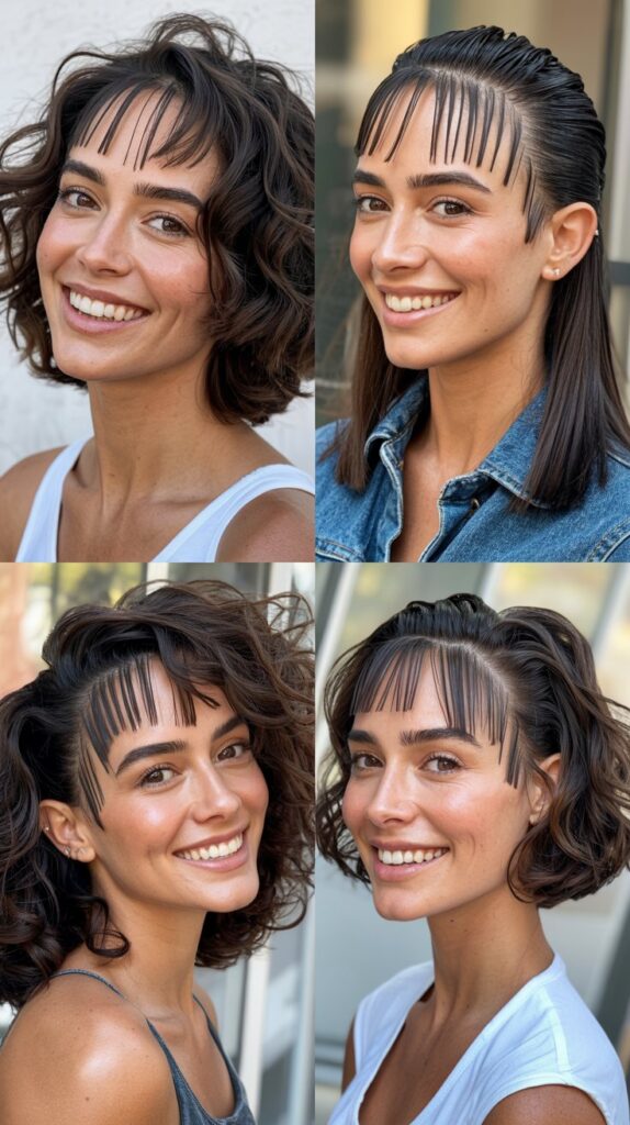 Razored Face-Framing Layers