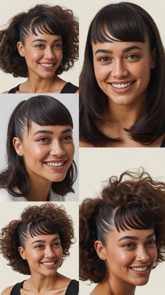 Butterfly Layers with Side Swept Micro Fringe