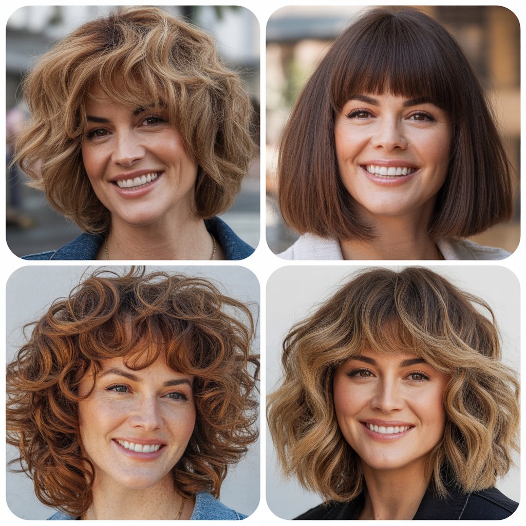 Voluminous Shag with Full Bangs