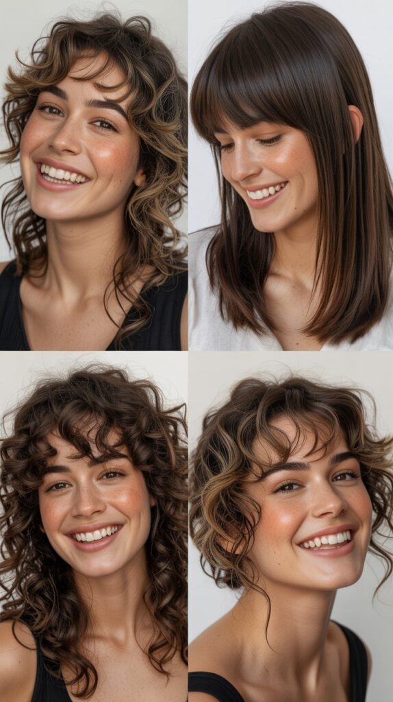 Piece-y Layers with Choppy Bangs