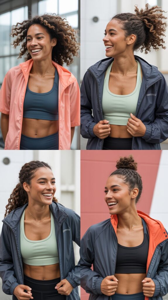 50 Long Layered Haircuts to Try—Front & Back Views 49 Sporty Active Layers