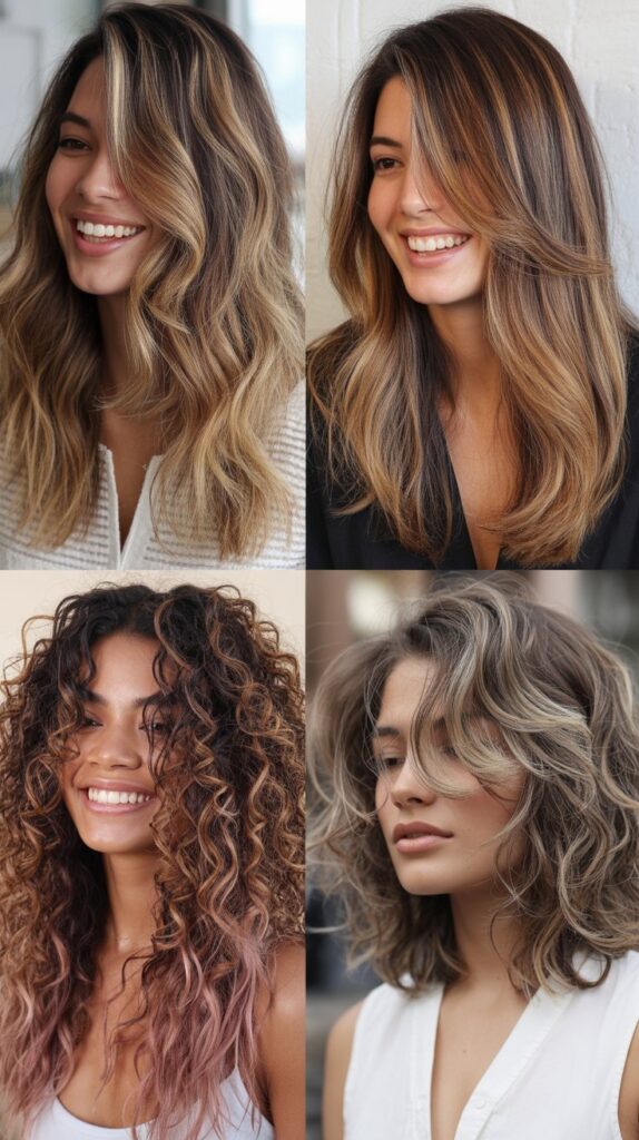 Layered Hair with Ombré Balayage