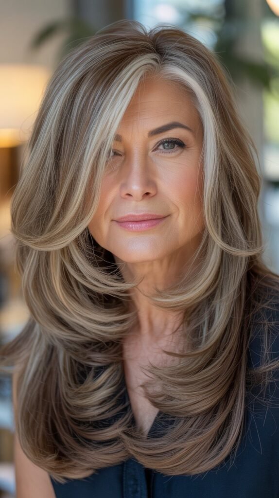  Long Hair with Graduated Layers