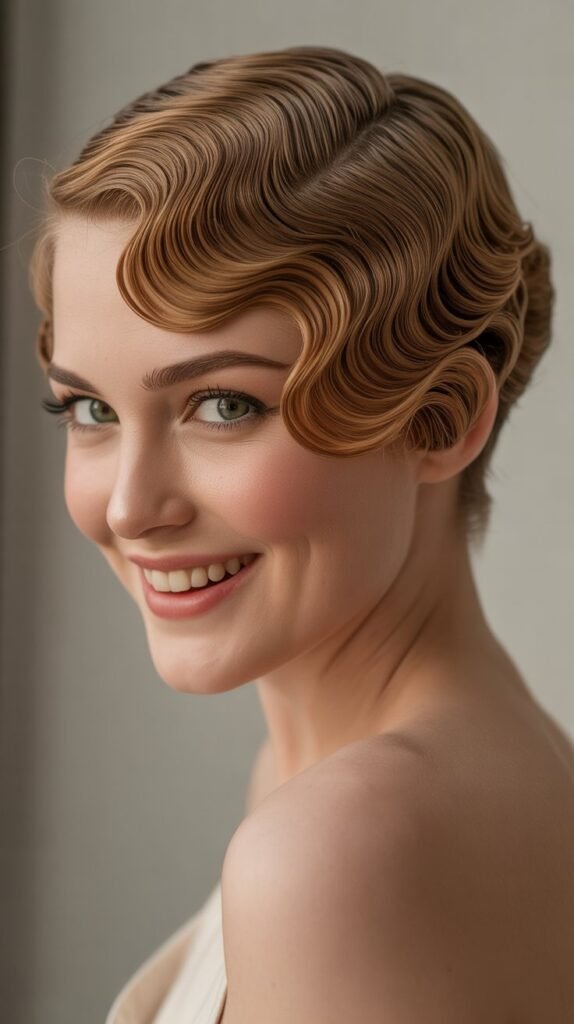 Pixie with Finger Waves