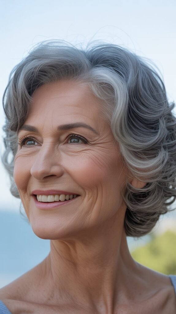 25 Best Short Hairstyles for Women Over 70 With Gray Hair for a Fresh Look