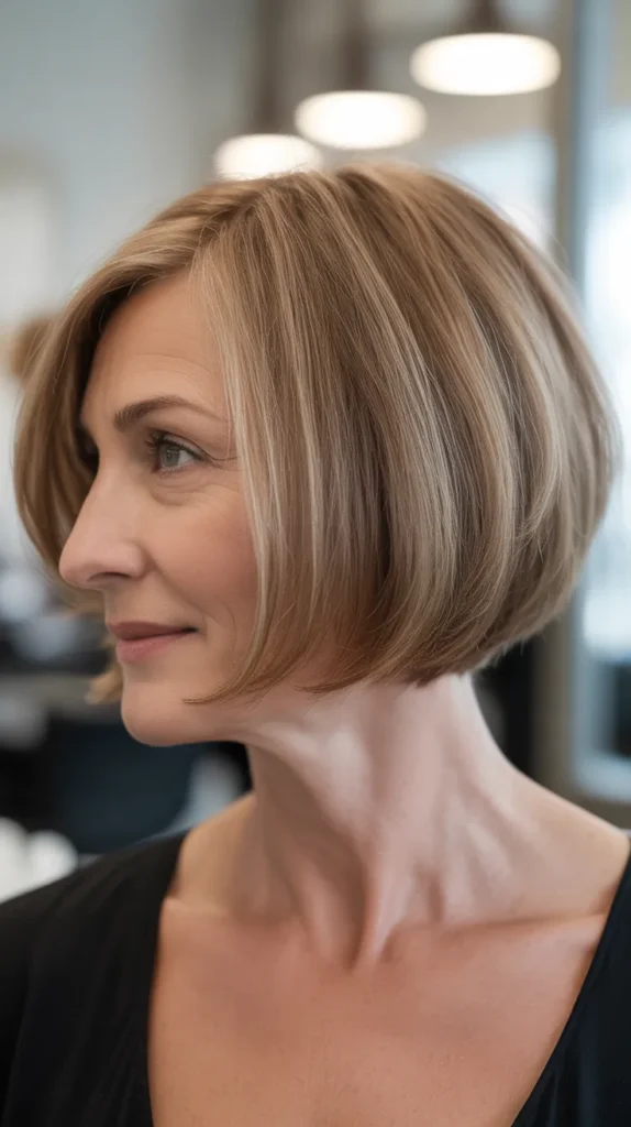 Graduated Bob with Soft Neckline Taper