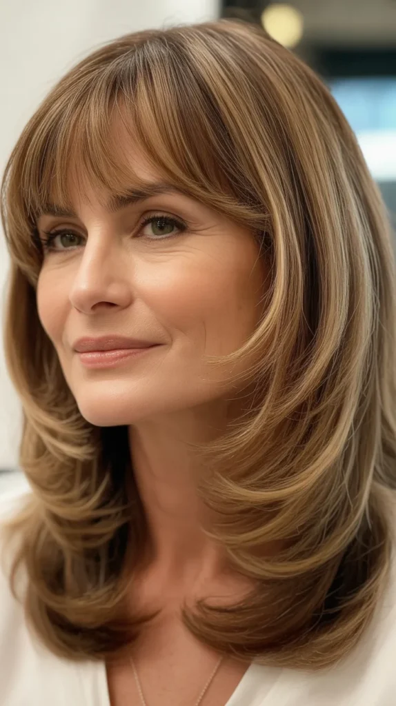  Blended Transition Bangs