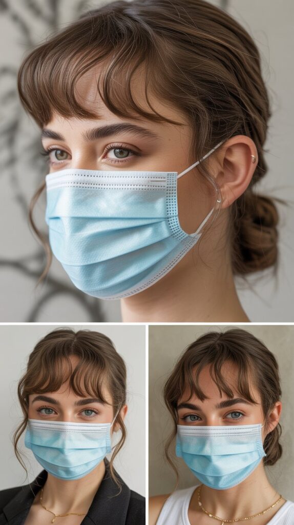 Wispy Bangs and Face Masks