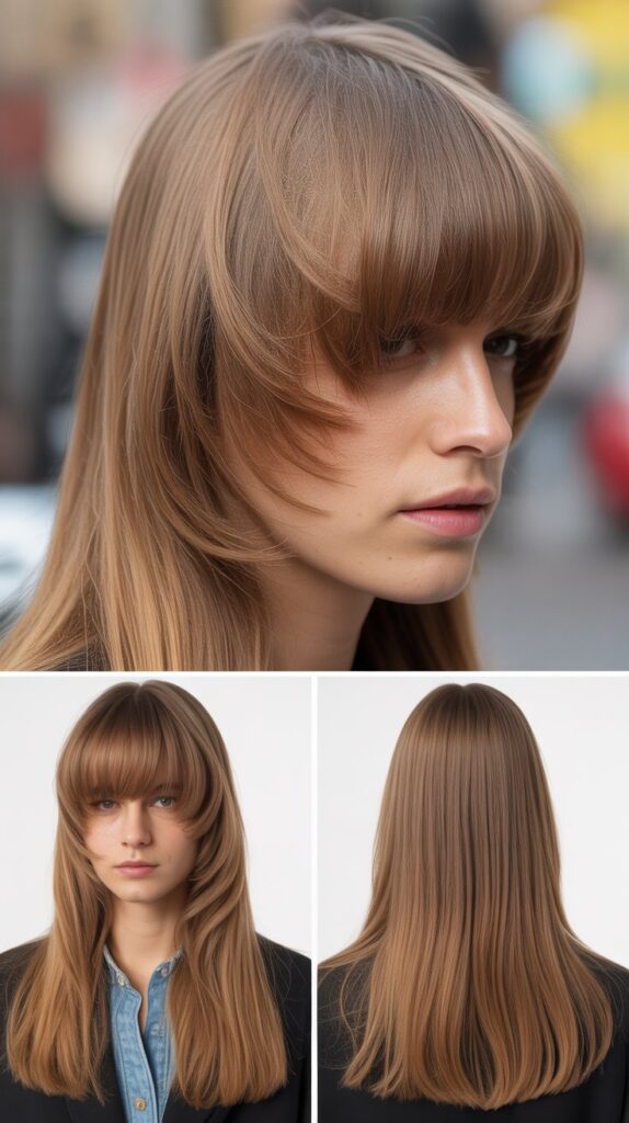 Feathered Layers with Straight Back