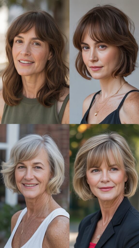 Wispy Bangs Through Different Life Stages