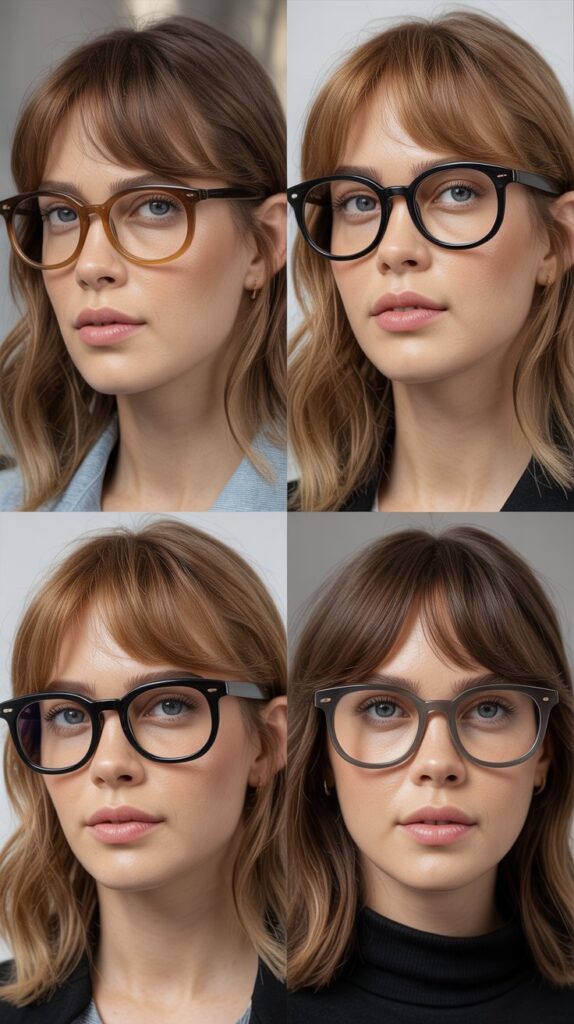 Wispy Bangs and Glasses