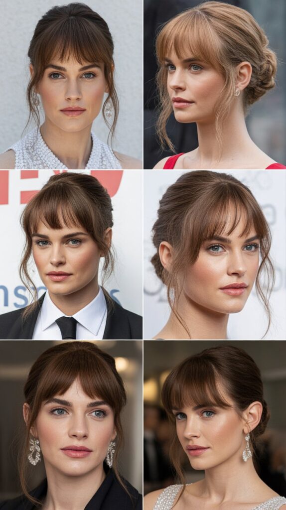 Wispy Bangs for Special Occasions