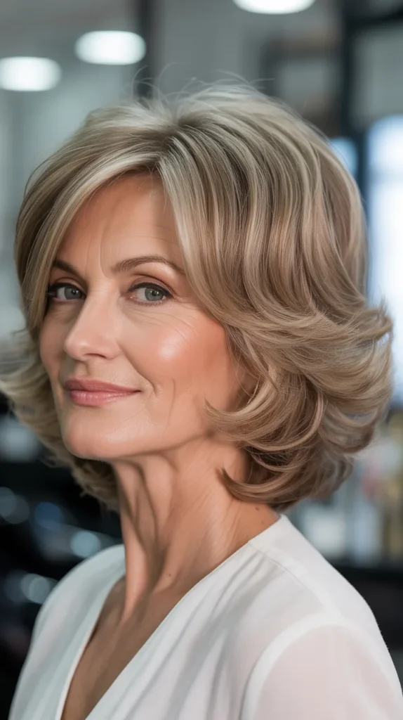 The Volumizing Layered Bob