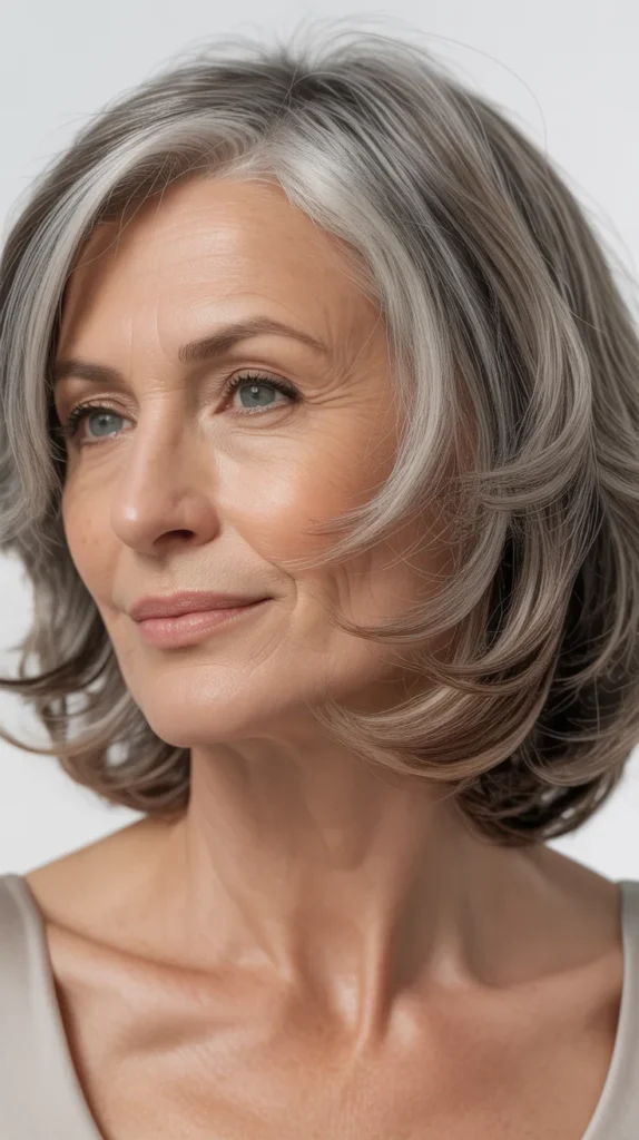  Tousled Bob with Natural Texture