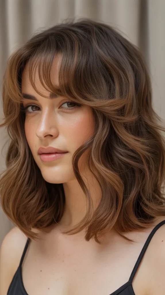 Wavy Layers with Curtain Fringe