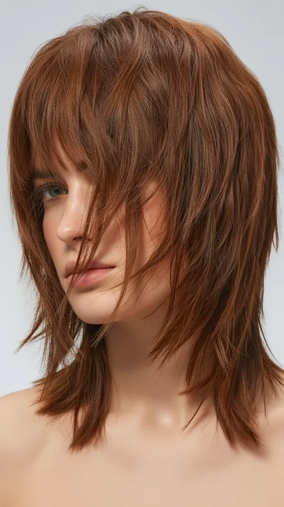 Disconnected Layers with Textured Bangs