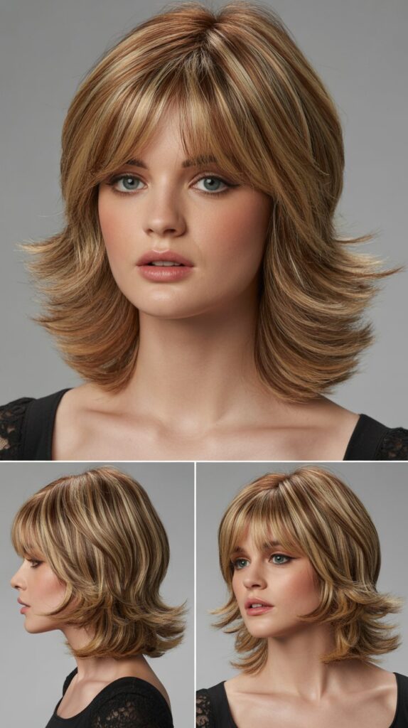 Layered Shag With Bardot Bangs