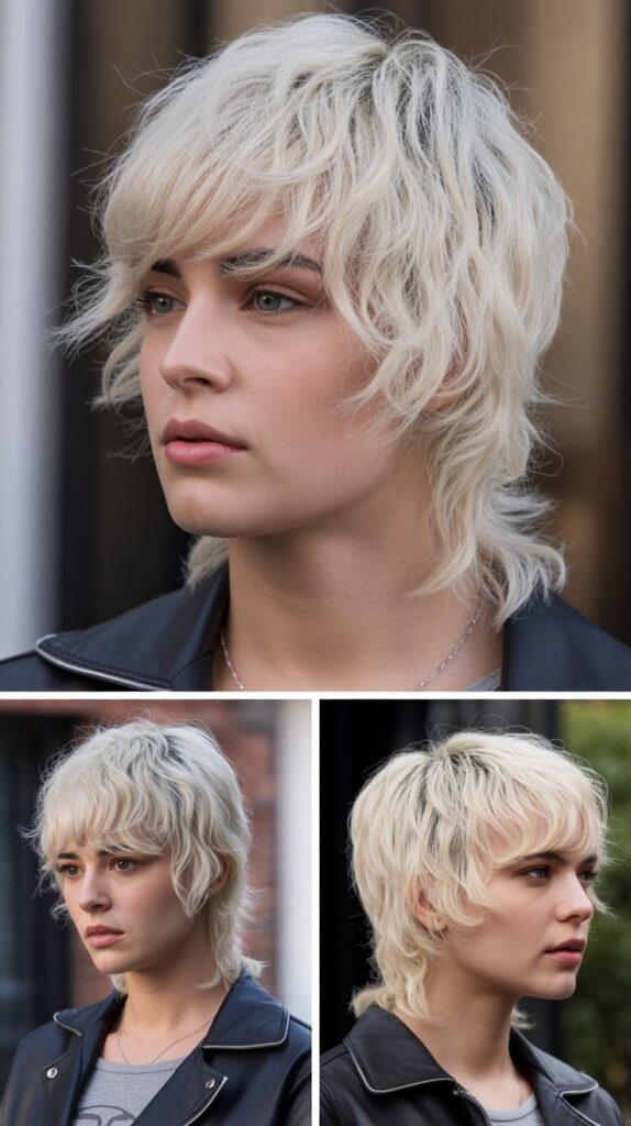 Messy Mod Shag With Textured Fringe