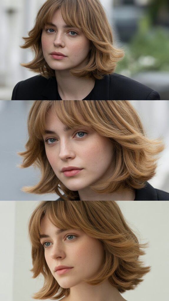 Layered Medium Cut with Soft Fringe