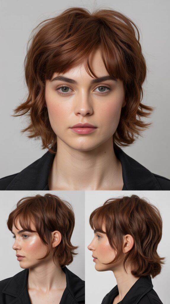 Choppy Layers With Baby Bangs