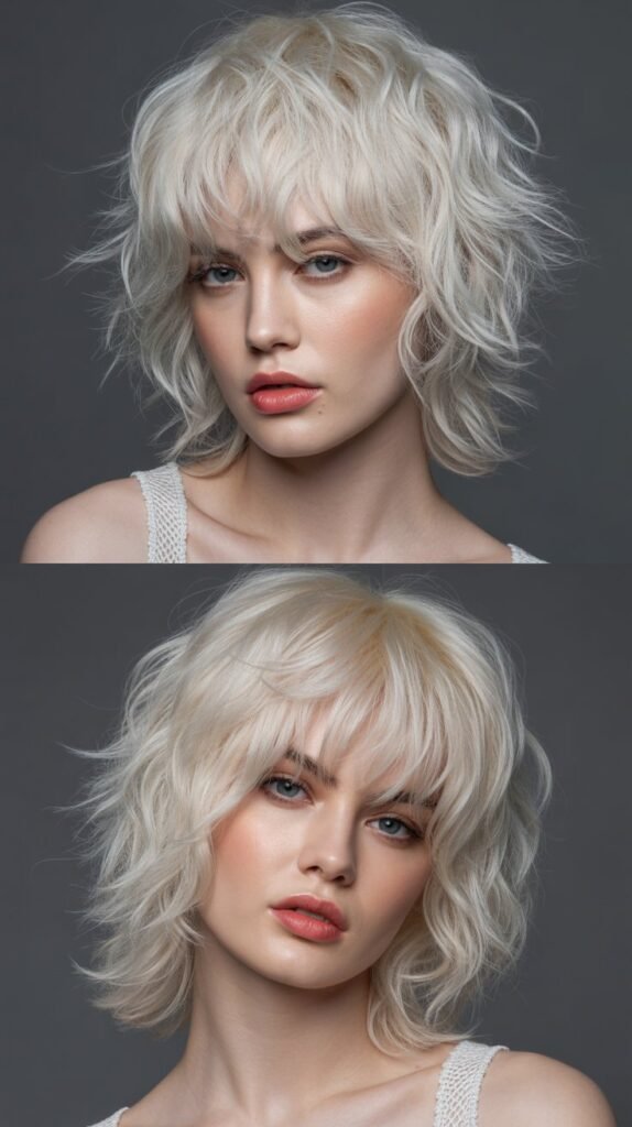 Shattered Layers With Baby Bangs