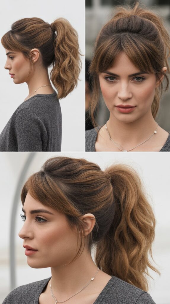 High Ponytail with Volume