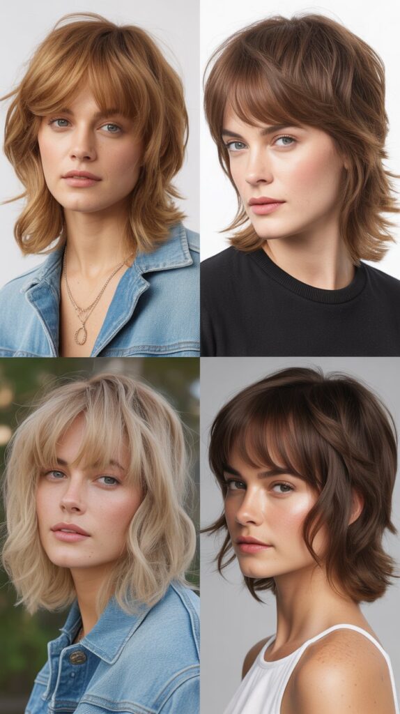 Razor-Cut Layers with Soft Fringe