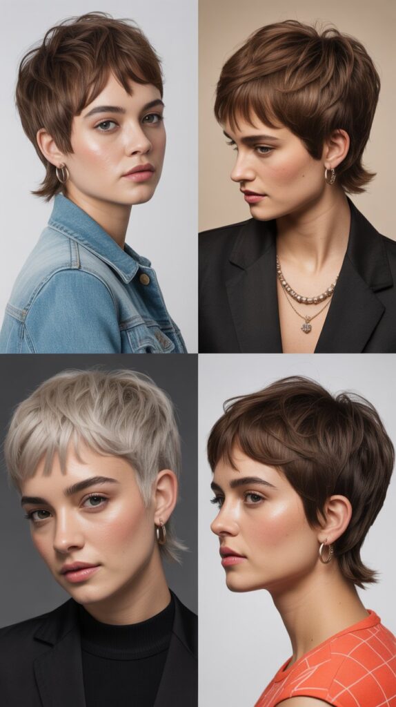 Tapered Layers with Wispy Baby Bangs