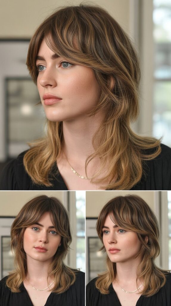 Medium Shag with Long Side Fringe