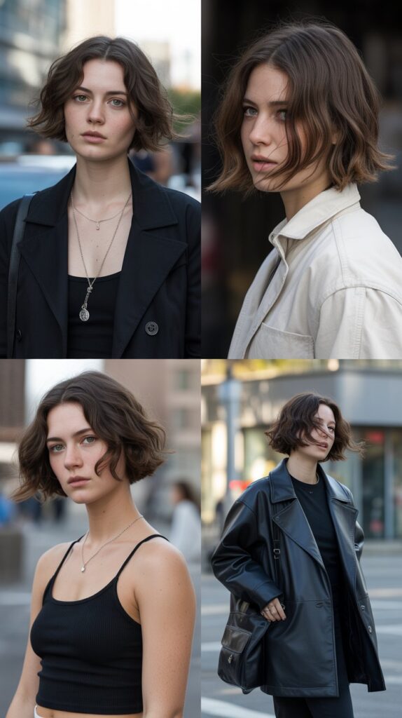 27 Everyday Medium-Length Hairstyles for Women That Are Low-Maintenance 14 Choppy Layered Lob